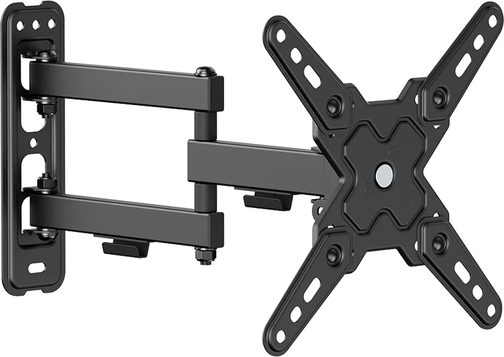 VALUE Support Mural TV Pivotant 13-43 Pouces Charge 20kg Noir VESA