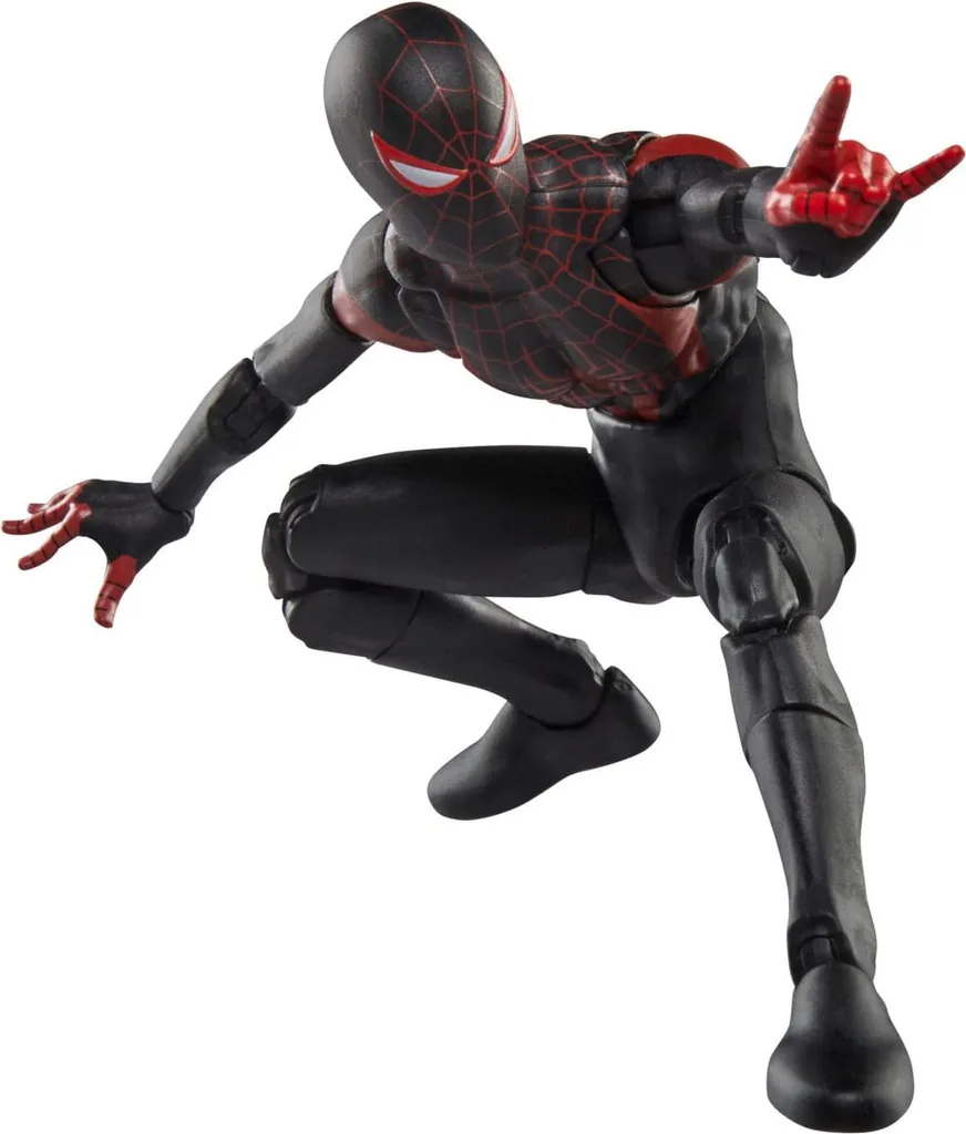 Figurine Spider-Man Miles Morales Hasbro 15 cm pour fan de Marvel Legends