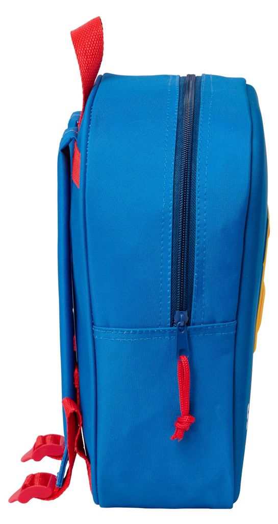 Safta Superman 3D Kindergartenrucksack, anpassbar an den Wagen, einfache Reinigung, ideal für Kinder verschiedener Altersgruppen, bequem und viels...