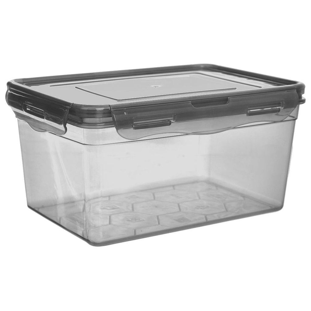 Orion Aufbewahrungsbehälter Aufbewahrungsbox Mehrzweckbox mit Deckel Dichtung Clips für Lebensmittel Kleingegenstände 2,6l