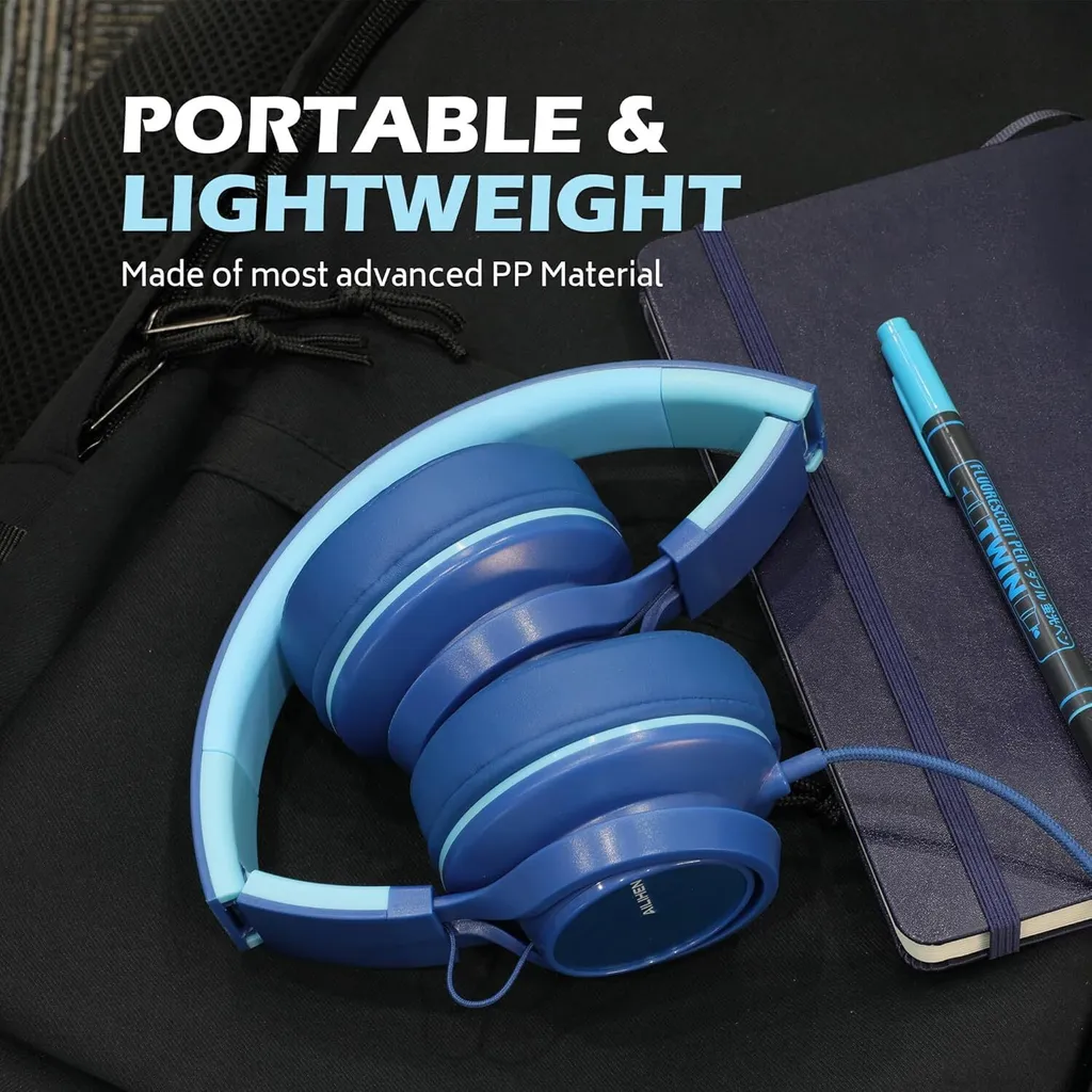 Cuffie con Microfono per PC e Smartphone - Controllo Volume On-Ear - 3