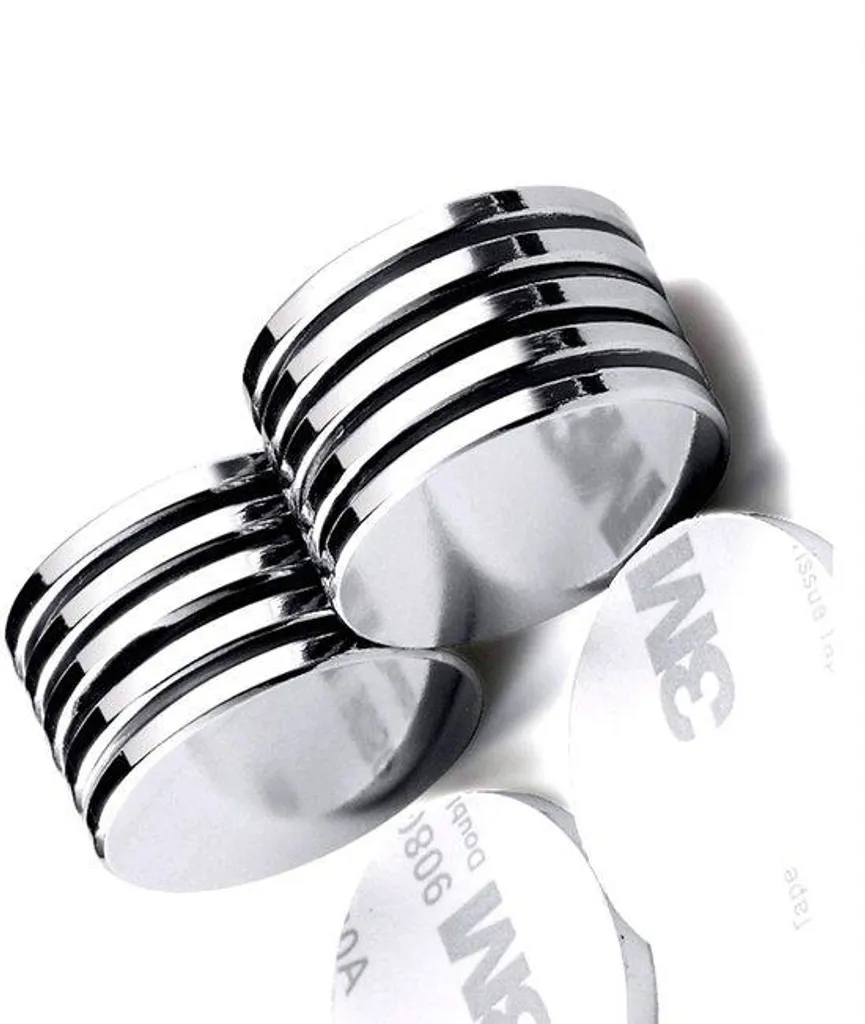 Aimants de bureau 20mm x 3mm néodyme pour tableau et loisirs créatifs x10