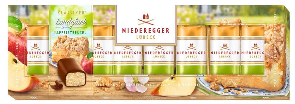 Marzipan Klassiker »Apfel-Streusel«, 100 g, Niederegger