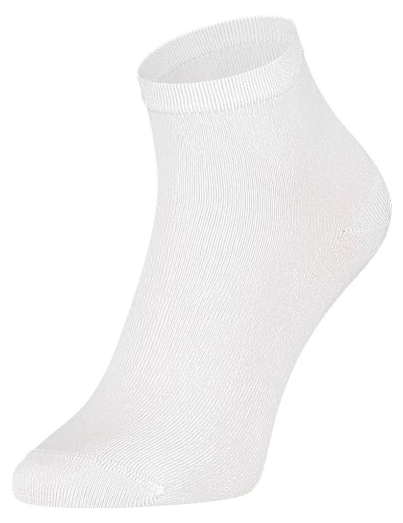 Bamboo Viertelsocken 2 Paare – Weiß – 43-45