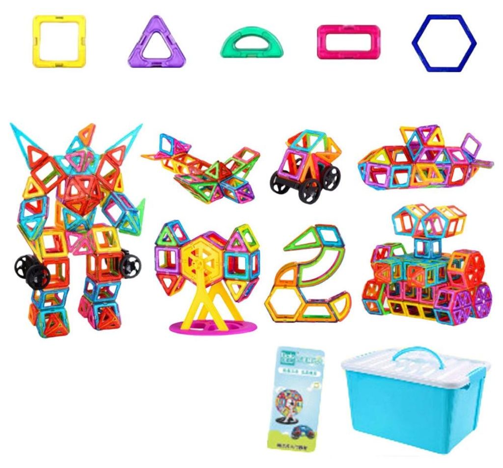 Magnetische Bausteine 72 Teile mini Magnet Spielzeug Kinder DIY Magnetspielzeug Magnet Spielzeug Lernspielzeug Geburtstag Vorschule Kinder Kleinkin...