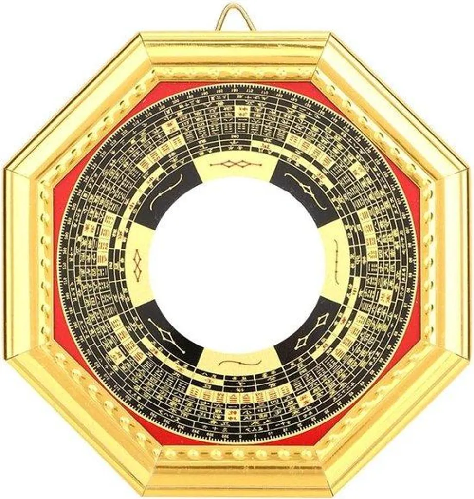 Miroir Bagua Convexe pour Protéger la Maison - Talisman Feng Shui 13 cm
