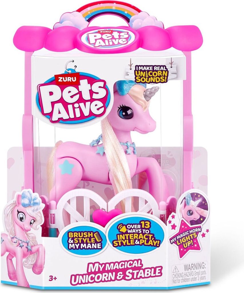 Zuru Spielzeug Einhorn Pets Alive magisch interaktiv Licht Produktbild 