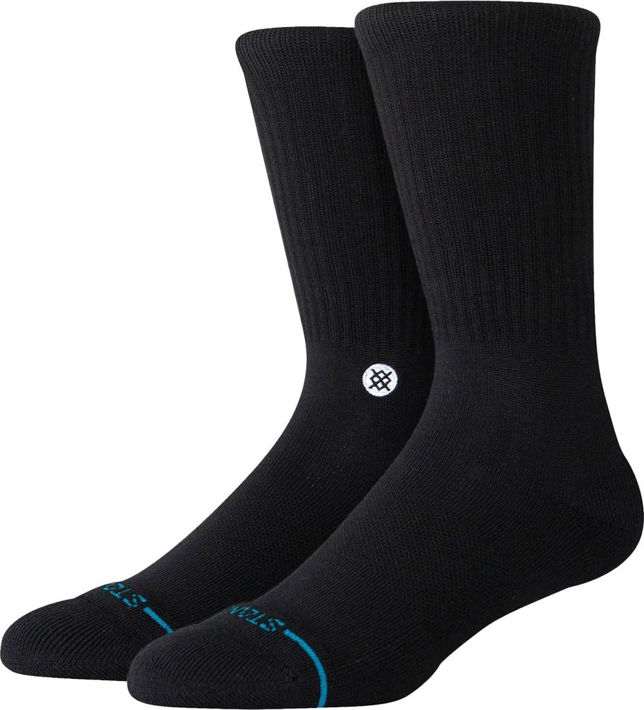 Stance Icon 3 Pack Crew Socken Schwarz