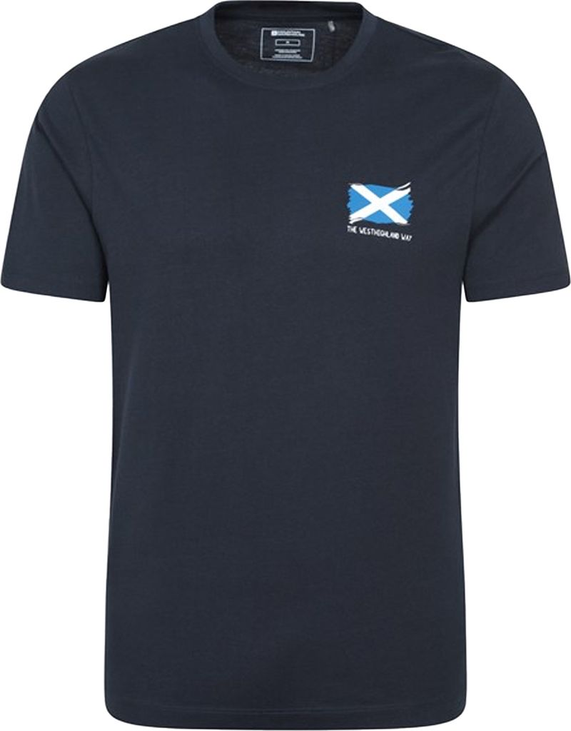 Mountain Warehouse - "West Highlands" T-Shirt für Herren kurzärmlig MW4367 (XS) (Marineblau)