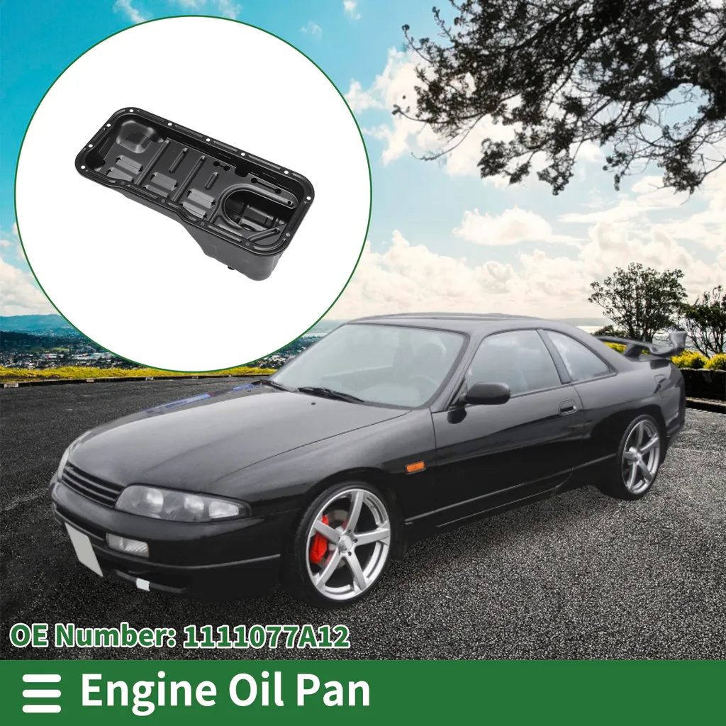 Carter d'huile de transmission en fer noir pour Nissan 200Sx 95-98