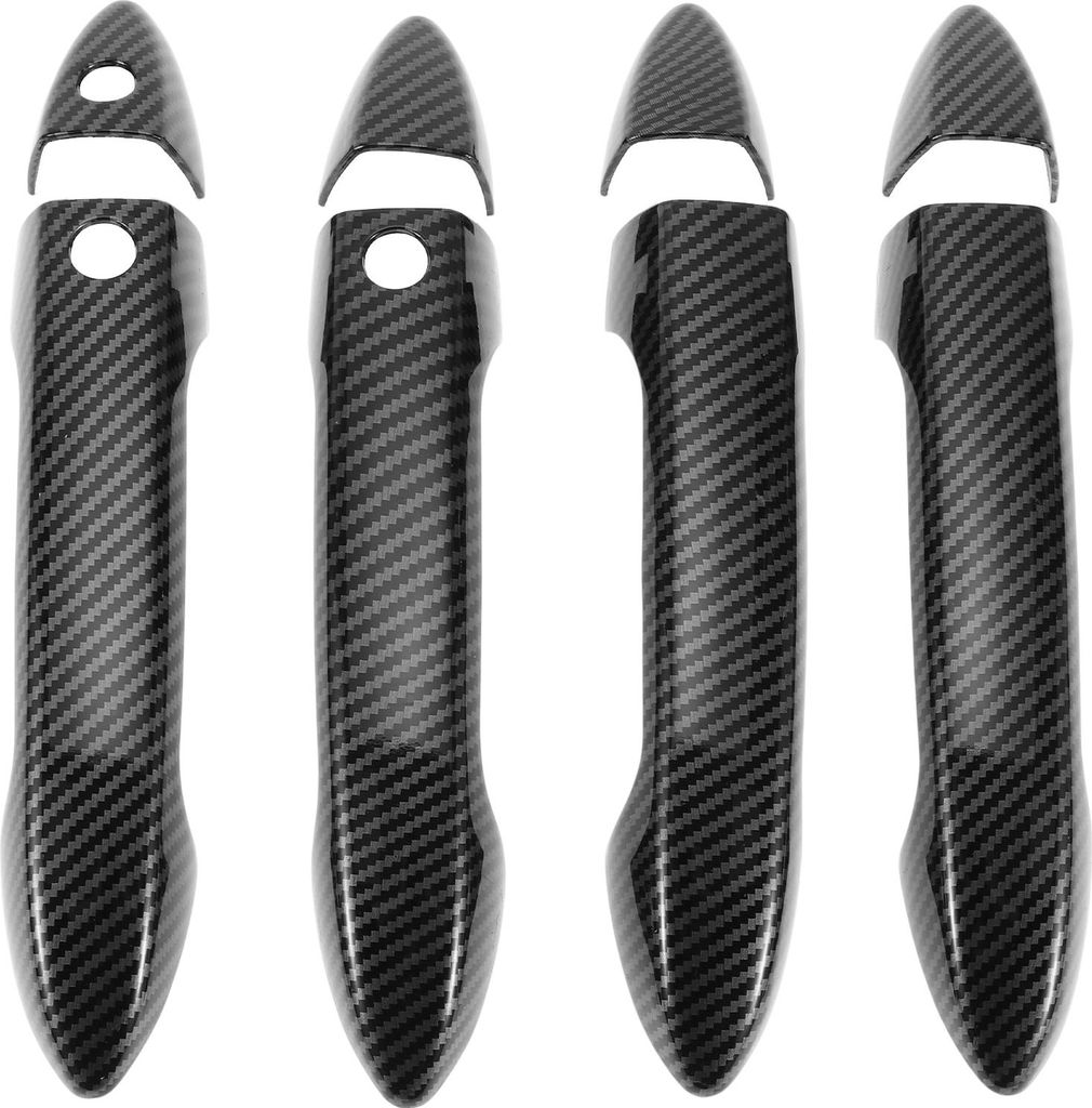 Türgriffabdeckung für Honda Accord 2013-2017 Langlebige Heckklappengriffabdeckung ABS 1 Set Carbon Fiber Black