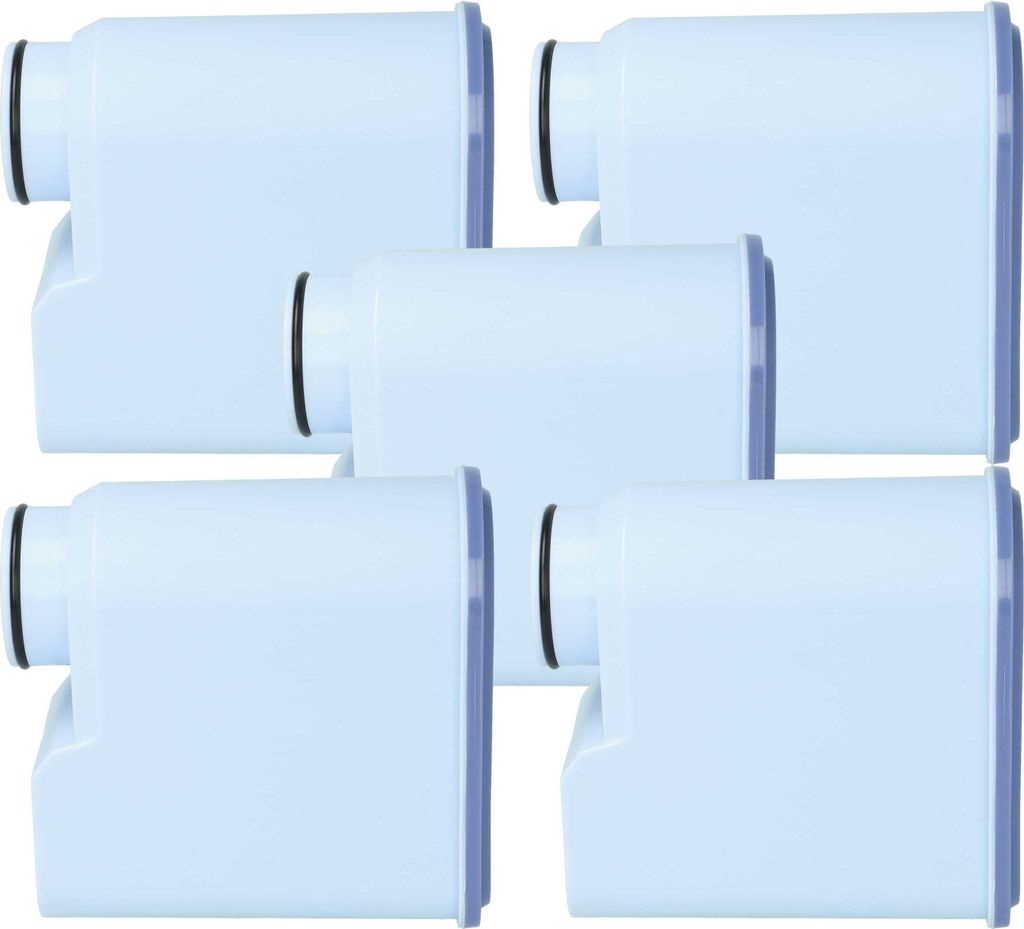 vhbw 5x Wasserfilter Filter kompatibel mit Philips Serie 3000 HD8829/11, HD8823/01 Kaffeevollautomat, Espressomaschine Hellblau