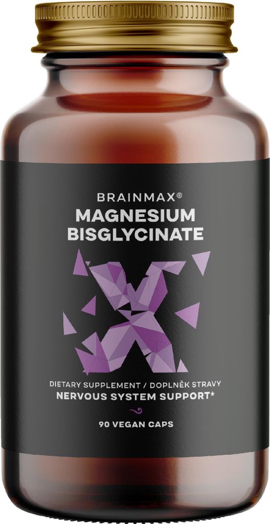 BrainMax, Magnésium bisglycinate®, 90 capsules végétales Image du produit 