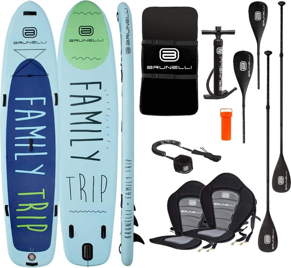 BRUNELLI 12.0 FAMILY TRIP SUP Board Stand Up Paddle Surf-Board Familien Board 36