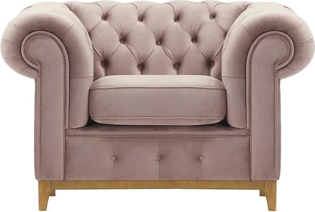 SLF24 - Sessel Chesterfield Grand - helllila - Velluto 14