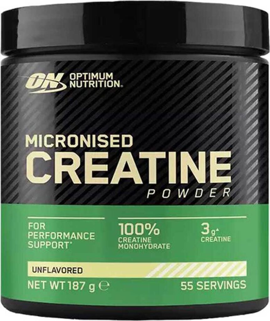 Optimum Nutrition Creatine Powder 100% micronisiertes Creatin Monohydrat 187g Pulver Dose