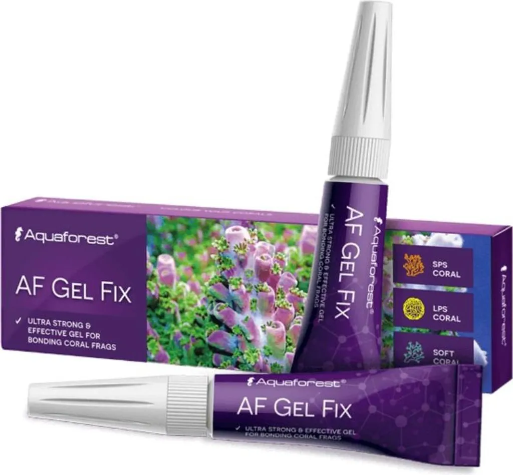 Colle pour Coraux Aquaforest Gel FIX 2x20g Haute Viscosité Récifal