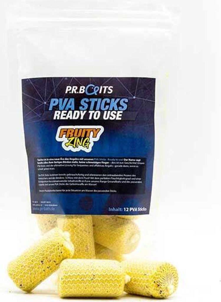 P.R. Baits PVA-Sticks Fruity Zing