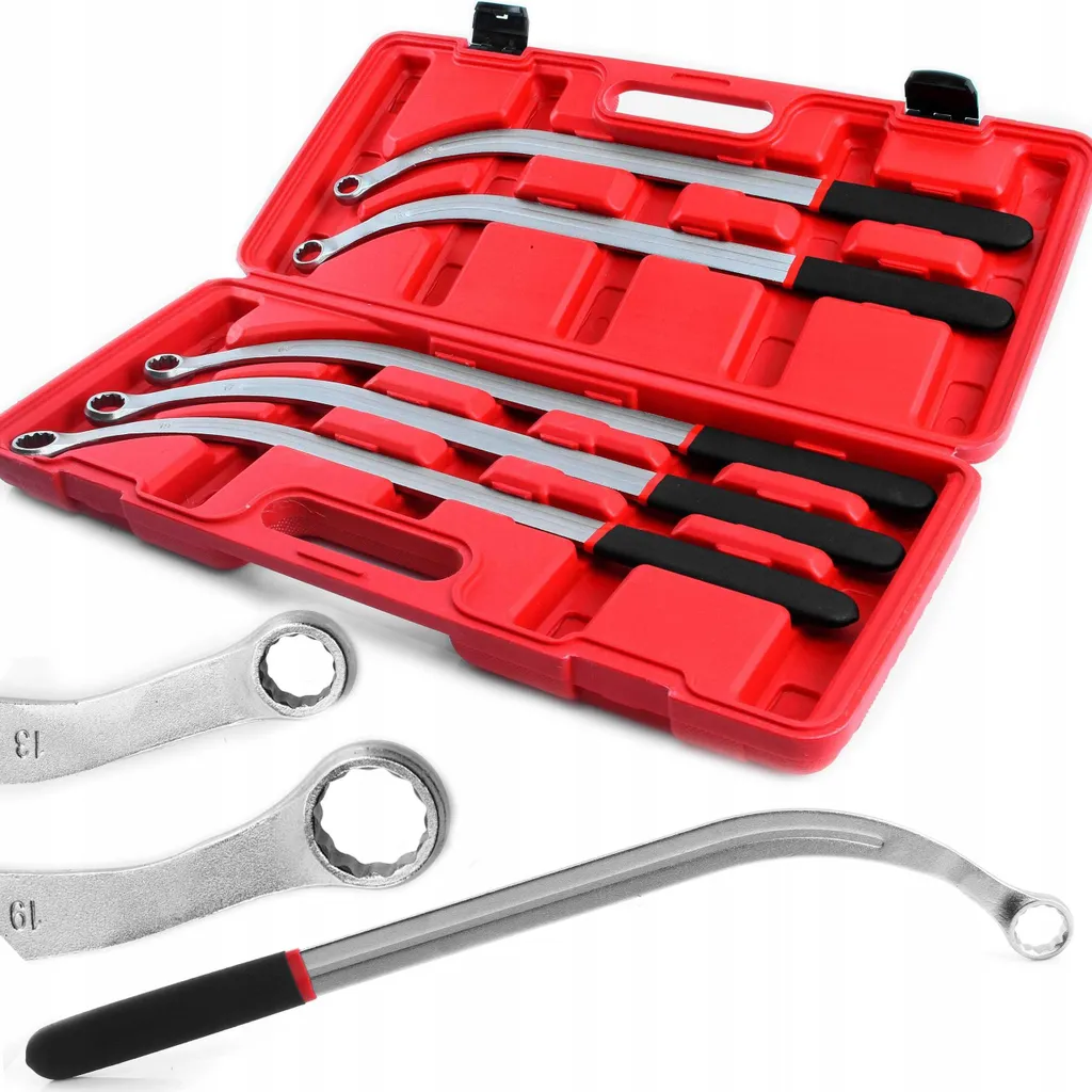 Set 5 Chiavi per Pulegge e Tenditori - Manutenzione Motore Sicura