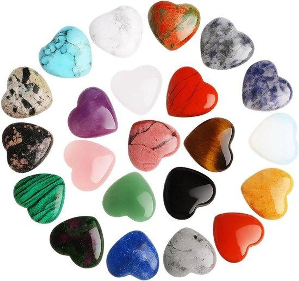 Sada prírodných kameňov na meditáciu a reiki, 22 drahých Obrázok produktu 