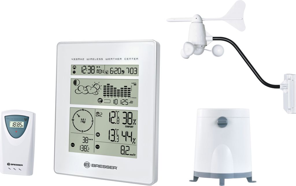 Bresser Optics 7002500, Weiß, Innen-Thermometer, Produktbild 