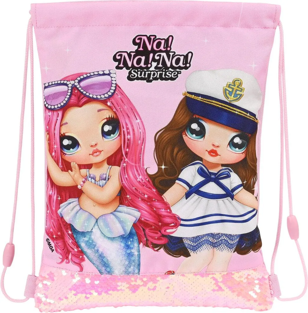 Zainetto Sacca Na! Na! Na! Surprise Sparkles Pink | Glamour & Rosa