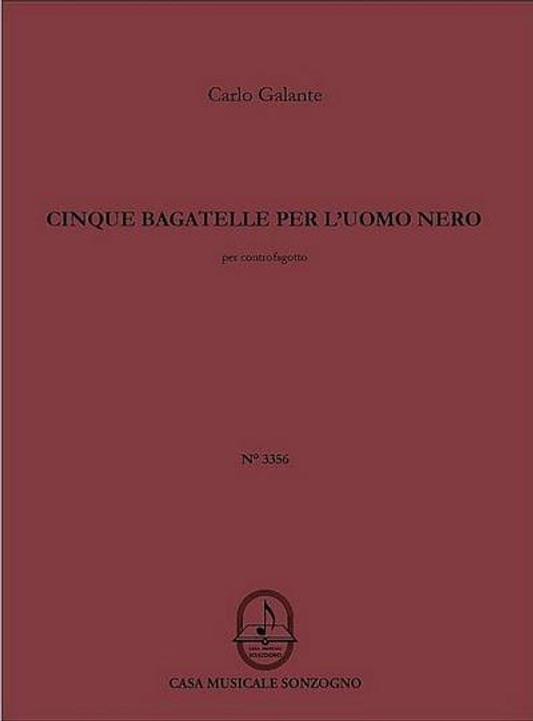 Cinque bagatelle per l'uomo nero, Kontrafagott