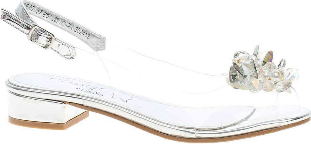 Damen formelle Schuhe Laura Vita Maude 07 argent 38 Produktbild 