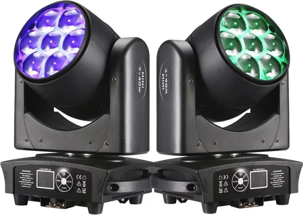 Projecteur LED DMX à température réglable pour effets Beam Wash 1pc