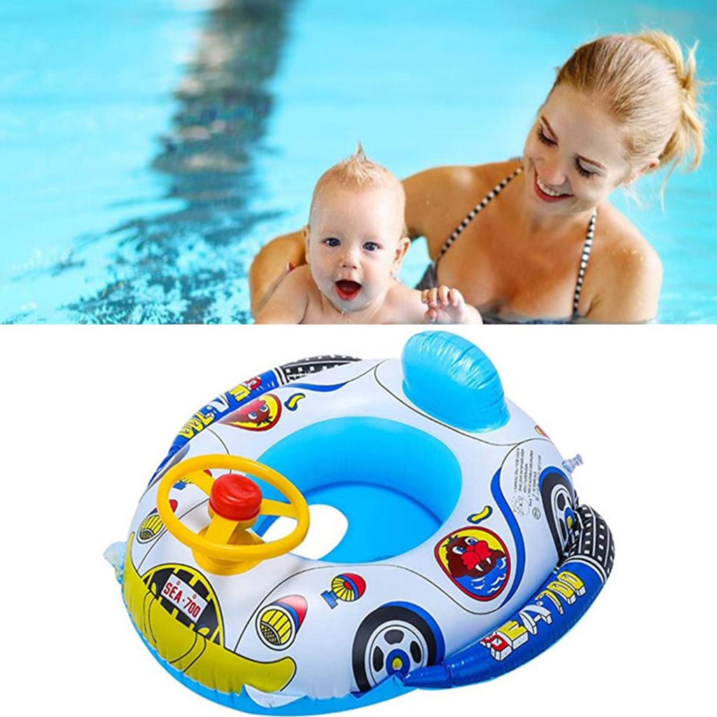 Baby Kinder Schwimmreifen Auto Schwimmhilfe Schwimmring Schwimmen Luftmatratze 