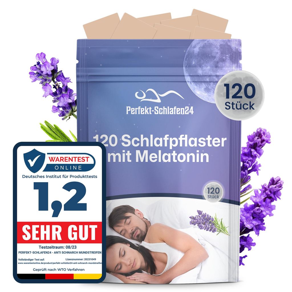 Perfekt-Schlafen24® Tiefschlafpflaster 120 Stück – Produktbild 