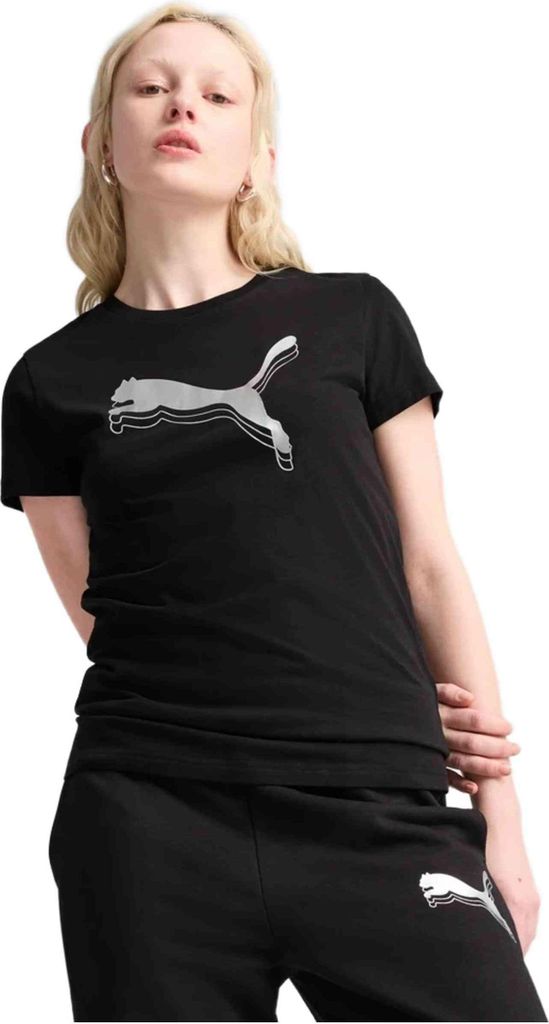 Puma T-shirt 684995-01 in Black color size small