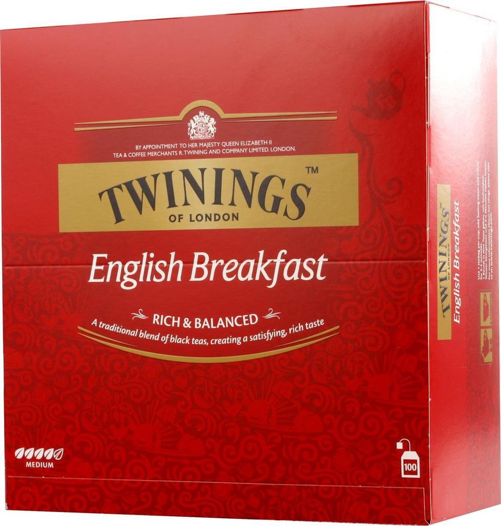 Twinings English Breakfast Tee 100 Beutel 200g Produktbild 1
