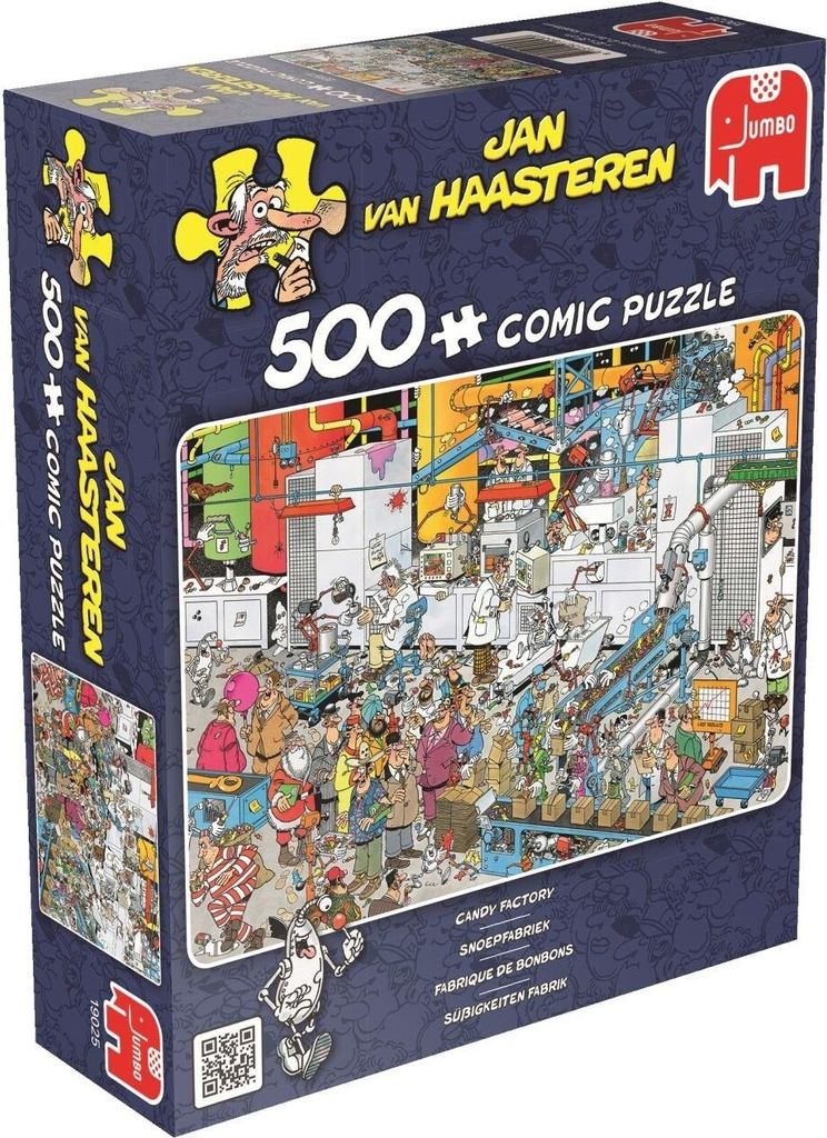 Jan van Haasteren - Süßigkeitenfabrik - 500 Teile