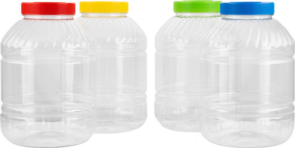 Vorratsdose Plastikdose Honigbehälter PET Schraubdeckel Plastikbox Box Dose 5L Gurkendose Behälter