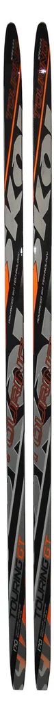 Skis de fond à semelle lisse Acra LSR-195 et fixations NNN intégrées
