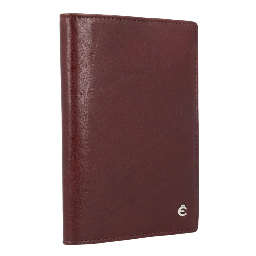 Étui Esquire Toscana Marron Foncé : Cuir de Qualité et Format Compact