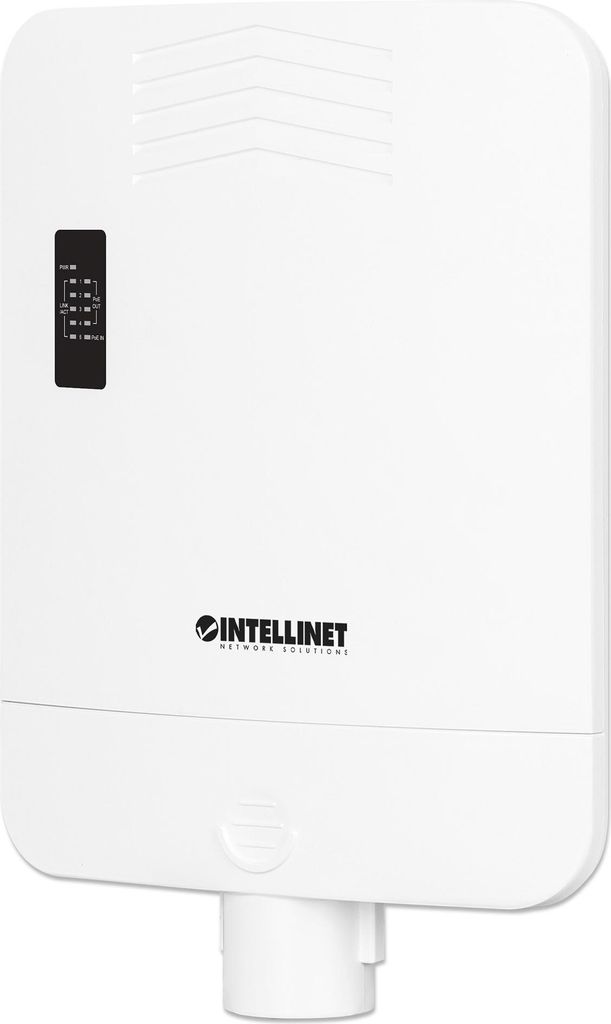 INTELLINET Outdoor 5-Port Gig PoE Switch Passthrough