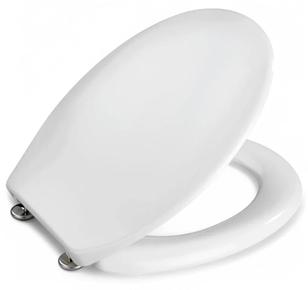 Siège de WC Gardena blanc en thermodurcissable avec fermeture standard
