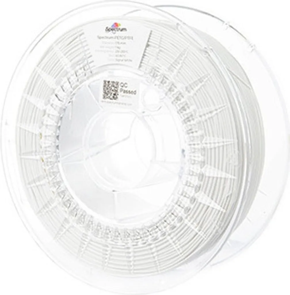 Spectrum 80743 PET-G/PTFE Bianco Segnale 1,75mm 1kg | Filamento per Ingranaggi
