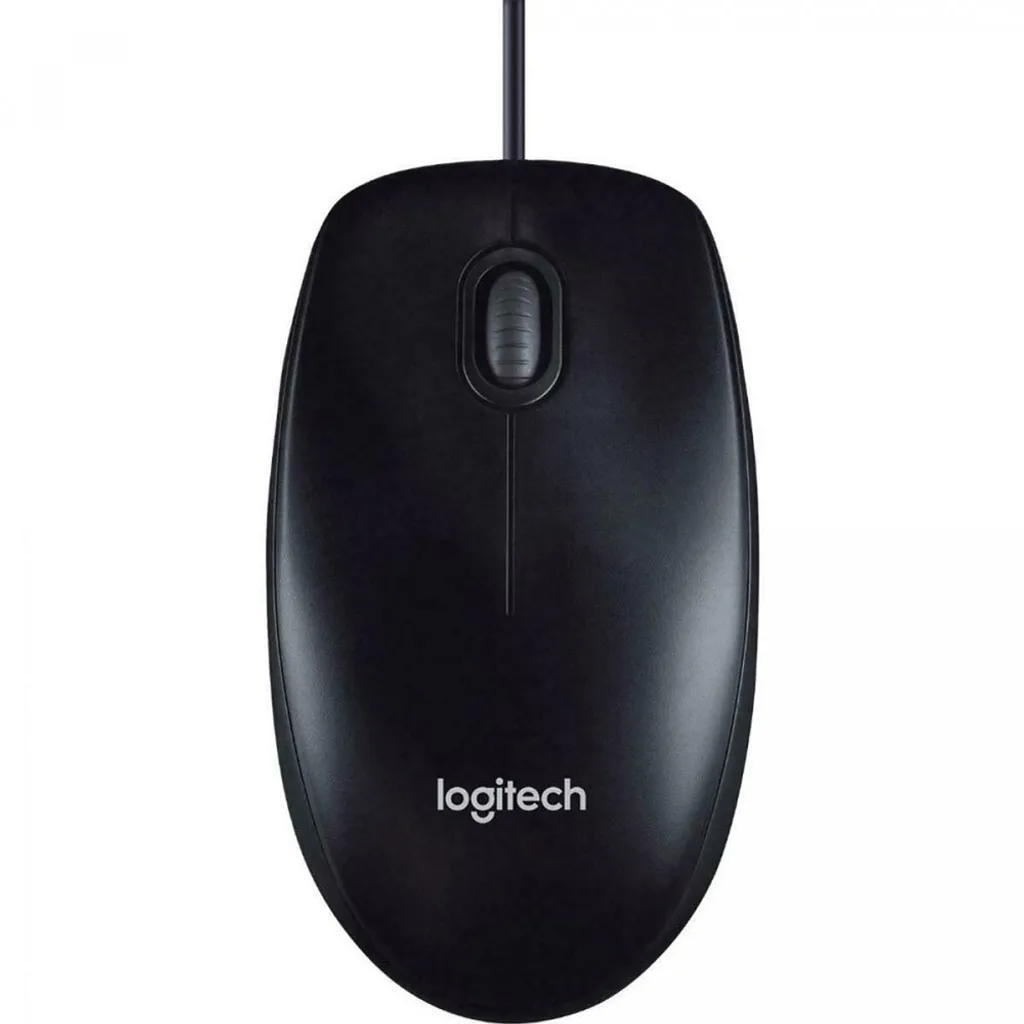 Souris Filaire Logitech M100 pour Ordinateur - Idéal Télétravail Noir