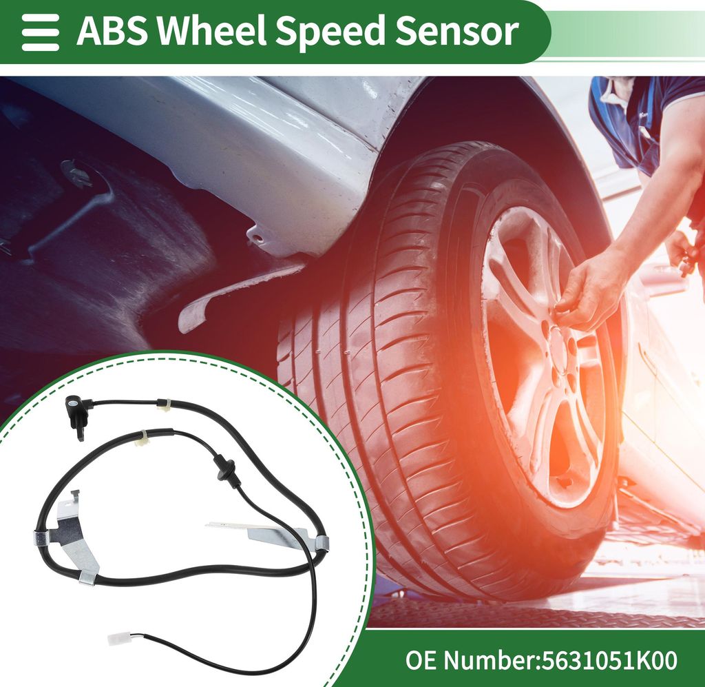 ABS Raddrehzahlsensor ABS Sensor Anti-Blockier-System Sensor für Suzuki Splash 2009-2014 Nr.5631051K00 Hinten Rechts