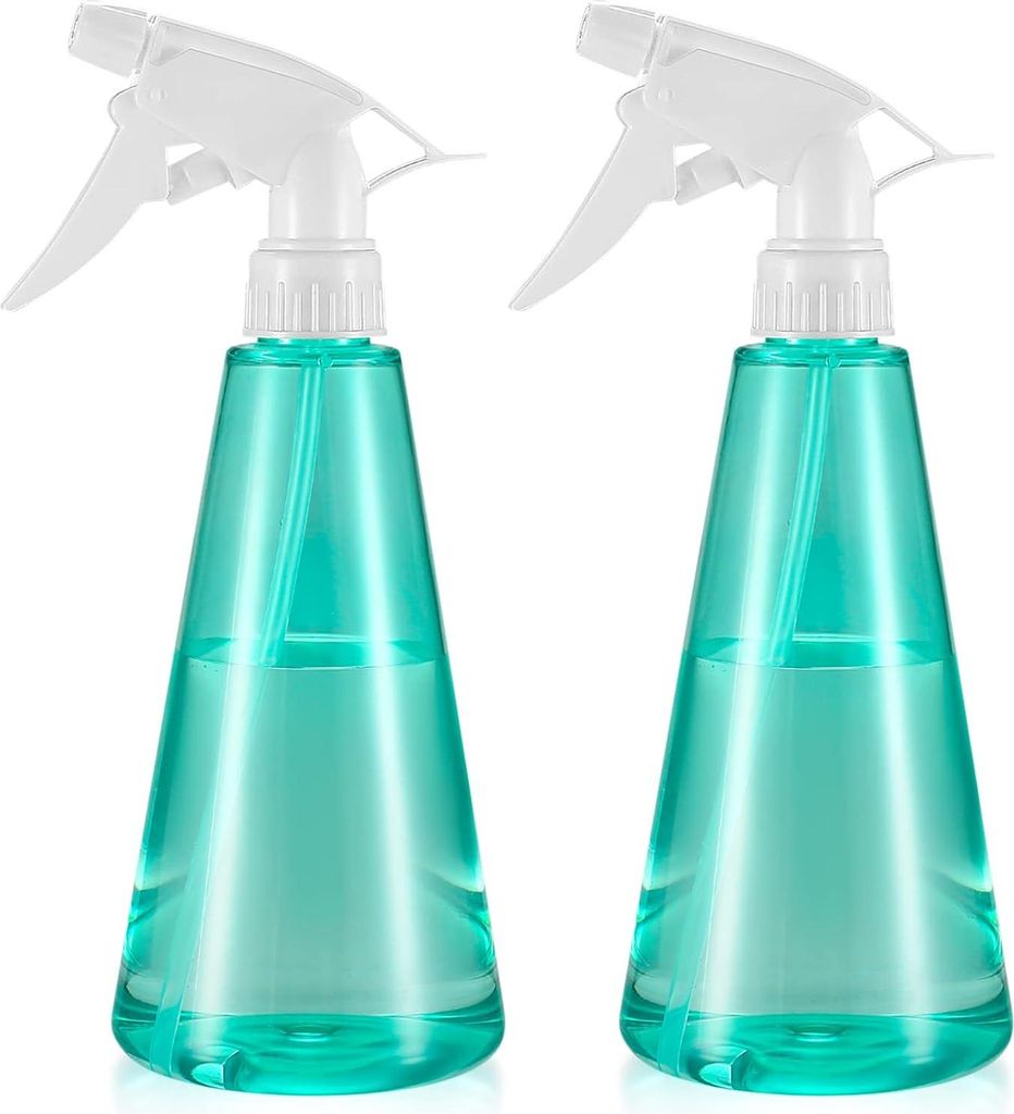 Sprayflaschen für Pflanzen - Verstellbare Spritzdüse - 2 Stück - Grün - Kunststoff