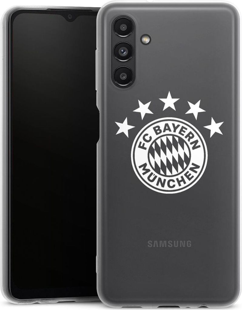DeinDesign Slim Hülle für Samsung Galaxy A13 5G Silikon Case Ultra Dünn Handyhülle FC Bayern München FCB transparent