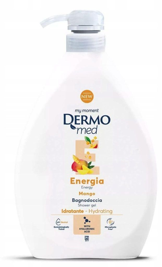 Gel douche avec distributeur « Mango » 1 L - Dermomed Image du produit 