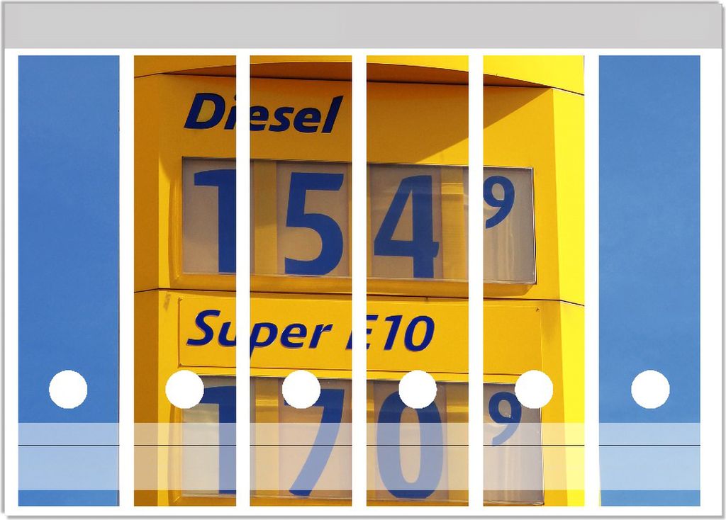 Wallario Ordnerrücken Sticker, selbstklebend für breite Produktbild 
