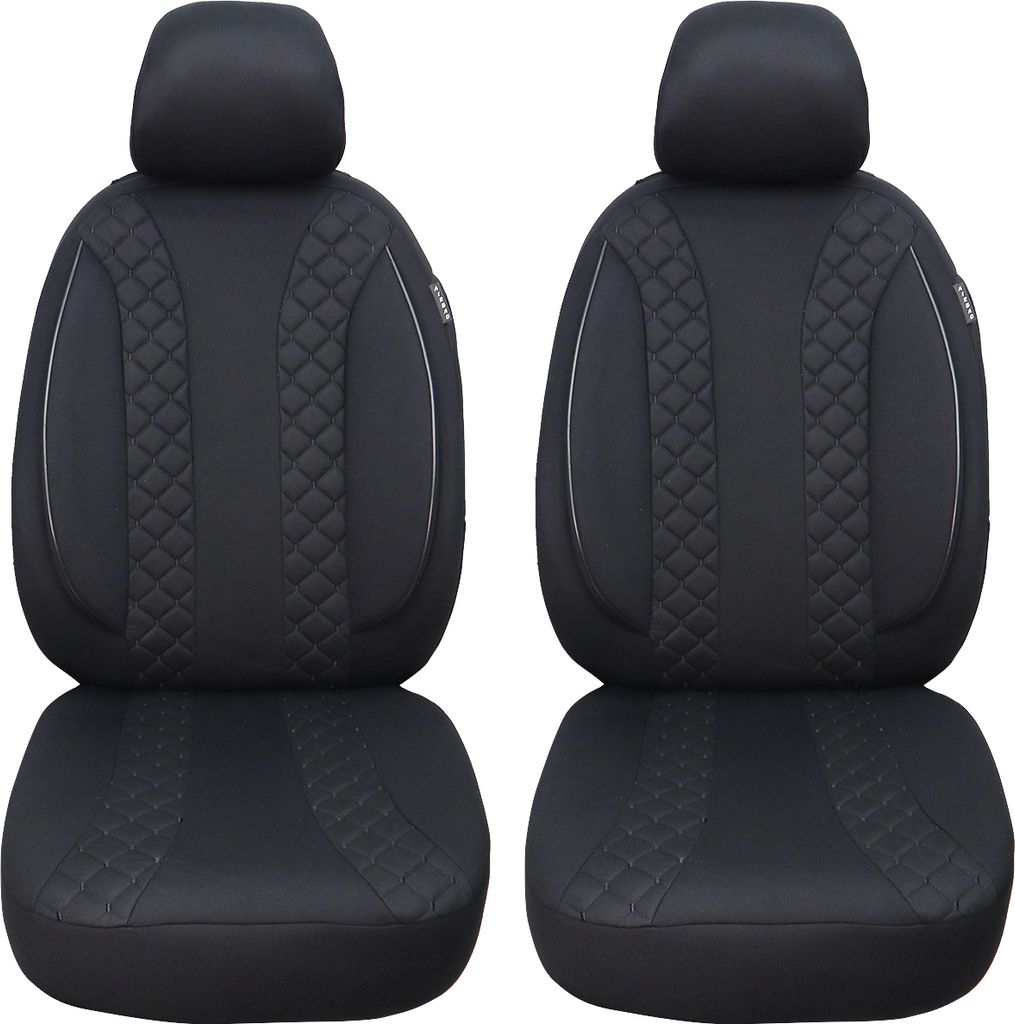 Schonbezüge Sitzbezüge für VW T6 T6.1 Multivan Bj 2015-21 in Schwarz N304