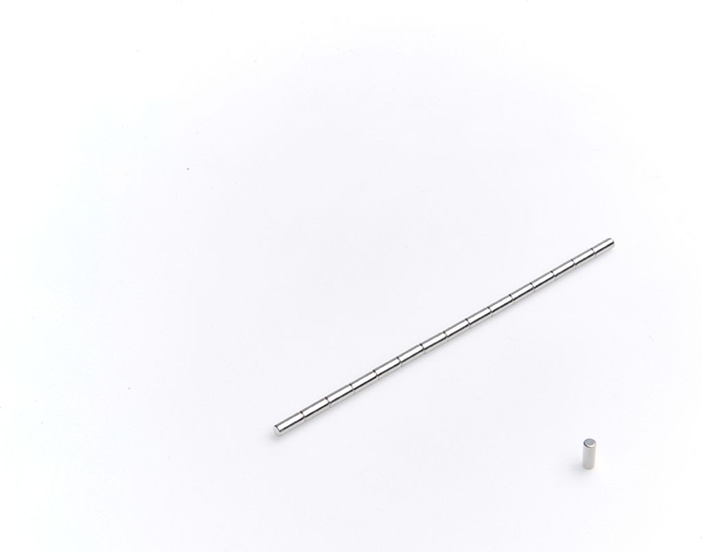 Aimants néodyme 2 x 5 mm 10 pièces mm N38, extrêmement Image du produit 