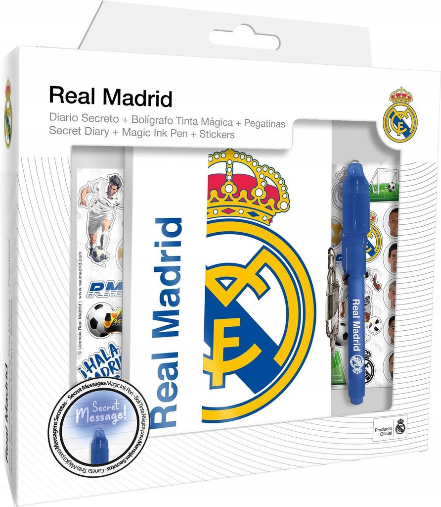Real Madrid-Tagebuch +  Zauberstift Produktbild 
