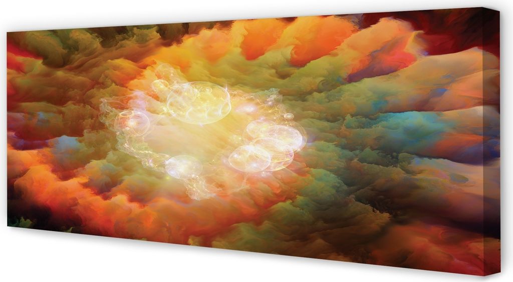 Leinwandbild 125x50 Wandkunst Abstract fraktalen Muster